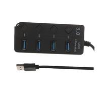 HOMOCONO Usb Hub Port Splitter Independent Data Transfer Adapter for Laptop and Computer Compact Design for Expansion and Power Supply Options