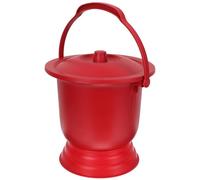 HOMOCONO Wedding Chamber Pot with Cover Durable Urine Storage Pot for Events High Grade Material Non Slip Base Design Practical Urinal for Adults and Celebrations