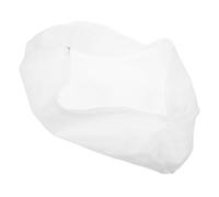 HOMOCONO White round Neck Roll Bolster Pillow Cover with Removable Inner Liner for Neck Support, Soft Cloth Material Suitable for Yoga, Sofa Or Bed Use, 15 X 50 Cm