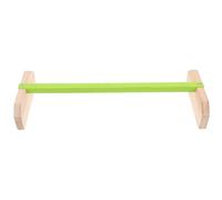 HOMOCONO Wooden Chicken Perch for Hens and Roosters Stable Resting Feet, Green Farm Hen Standing Frame Suitable for Parrots and Chickens in Cage Accessories