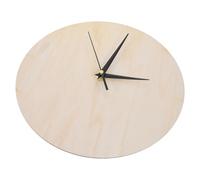 HOMOCONO Wooden Clock Face 25Cm DIY Kit Unfinished Dial Base for Crafting and Decorative Wall Use