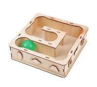 HOMOCONO Wooden Hamster Maze Labyrinth Activity Platform for Small Pets, Bite Resistant Material to Well-being for Hamster Exercise and Playing