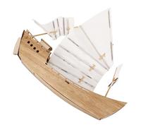 HOMOCONO Wooden Sailboat Model Kits for Boy Your Own Craft Ship Engaging Model Sailboat Assembly Activity for Boys Girls Family Project