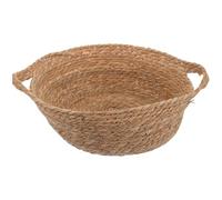 HOMOCONO Woven Cat House Bed for Pets with Sturdy Construction and Good Air Permeability, Brown Cooling Sleeping Nest Suitable for Indoor Cats and Dogs
