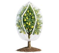 Homoda Fruit Tree Netting Cover with Zipper & Drawstring, 10ft x 10ft Insect Bird Barrier Netting for Garden Protection, Ultra Fine Mesh Garden Netting Pest Barrier, Extra Large, 1 Pack