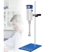 Homogenizer Emulsifier Digital Display Lab High-Shear Mixer 300-18000r/Min for Water Treatment, High Efficiency Dispersing Device