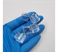 HOMOSTARRY Acrylic Boxs for Element Cubes Transparent Case for Density Cube Elements Collections Displays 10mm (20)
