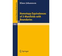 Homotopy Equivalences of 3-Manifolds with Boundaries: 761 (Lecture Notes in Mathematics, 761)