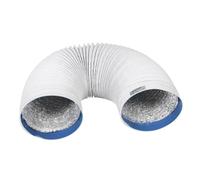 Homoyoyo 1.5m Flexible Dryer Vent Hose High Temperature Resistant Pvc Ducting for Air Conditioning and Exhaust Systems Optimized Airflow for Drum Dryers