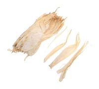 Homoyoyo 1 Bag Hat Making Natural Materials Slipper Making Materials Portable Beige Corn Husk Versatile Applications Safe to Use Unique Design for Home Decor and Weaving A Variety of Crafts