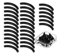 Homoyoyo 1 Box Eyelash Curler Silicone Refill Pads Lash Curler Replacement Refills 2.28x1.97x0.79in Comfortable Use Protect Eyelids Beauty Tools