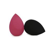 Homoyoyo 1 Box Heart Shape Dual-purpose Cosmetic Sponge Wet and Dry Makeup Puff for Foundation Powder Cream Concealer Blending Soft Bouncy Beauty Makeup Eggs in Reddish Black