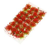 Homoyoyo 1 Box Miniature Flower Cluster Fake Plants for DIY Mini House Scene Decor Realistic Green Leaf Vegetation Model for Sand Table Micro Landscape and Fairy Garden Adornment