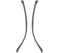 Homoyoyo 1 Pair Black Eyeglasses Replacement Temples with Tr Material for Universal Compatibility and Ease Ear Pressure, Suitable for Eyeglasses and Sunglasses Repair Accessories