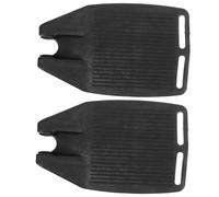 Homoyoyo 1 Pair Elevating Wheelchair Pedal Replacement Footrest Leg Pad for Wheelchair Durable Material Lightweight Easy Installation Suitable for Various Brands