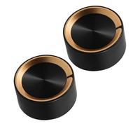 Homoyoyo 1 Pair Gas Stove Knobs Replacements Electric Range Burner Control Knobs for Direction Cooktops Easy Installation with Inner Compatible with Various Gas Ranges
