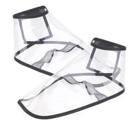 Homoyoyo 1 Pair Haircut Styling Tool Barber Accessories Practical Tpu Shoe Covers Protection from Broken Hair Easy to Wear for Cooks and Food Runners Daily Hairdressing Work 16.54x6.69x0.39