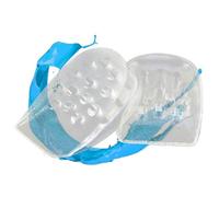Homoyoyo 1 Pair Invisible Heel Lift Inserts Height Increase Shoe Insert with Shock Relief and Sweat-Absorbing TPE Material for Comfortable Daily Wear