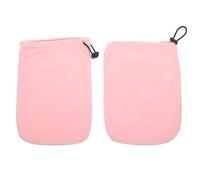 Homoyoyo 1 Pair Paraffin Wax Therapy Gloves with Elastic Bands, Moisturizing Cotton Hand Spa Mittens for Skin Hydration and Hand Care, Pink Thermal Treatment Gloves for Beauty and Wellness