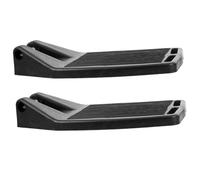 Homoyoyo 1 Pair Wheelchair Pedal Foot Rest Universal Footplate Leg Seniors Pedals Footrest Standard Accessories Use Wheelchair Replacement Parts Wheelchair Parts Plastic Black