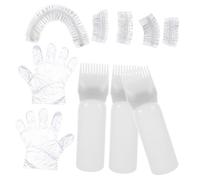 Homoyoyo 1 Set Hair Dye Kit Hair Coloring Tools for Home Salon Includes Gloves Oil Bottles and Ear Covers and Easy Application