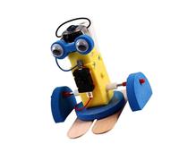 Homoyoyo 1 Set Mini DIY Assembly Robot Kit for Engaging Educational for Creative Play Enhances Hand Eye Coordination Problem Solving Skills Safe Material for Long Term Use