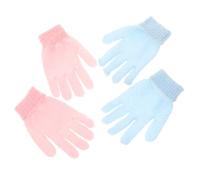 Homoyoyo 1 Set Revitalize Your Skin Double Sided Shower Gloves Exfoliating Body Scrubbers for Adults Durable Spa Gloves for Enhanced Cleansing and Circulation for Use with Soap Gels Sea