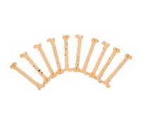 Homoyoyo 10 Pcs Compact Abs Skeleton Bone Crafts with Realistic Design for Halloween and DIY Projects, Hands-on Assembly Mini Skull Bone Props Suitable for Parent Activities