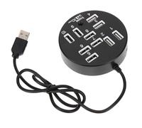 Homoyoyo 10 Port USB Hub USB Expander for Laptop and Desktop Computer with Stable Operation No Lagging Classic Design for Computer Peripheral Equipment