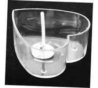 Homoyoyo 10 Set Clear Heart-Shaped Candle Cups with Wicks DIY Tealight Containers for Handmade Candles Butter Lamps and Wedding Decorations Burn Versatile Craft Supplies