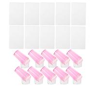 Homoyoyo 10 Sets Silicone Nail Stamper Kit with Scrapers and Dustproof Cap for Personal DIY and Daily Nail Art Versatile Use and Salon Manicure