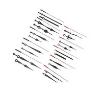 Homoyoyo 10 Sets Small Metal Clock Hands for DIY Clock Repair Aluminum Hour and Hands Easy Installation and Wide Compatibility