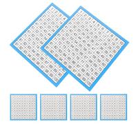 Homoyoyo 10 Sheets Laminated Number Charts Math Tables Educational Counting Charts Math Accessory for Classroom Homeschooling Learning