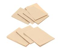 Homoyoyo 100 Sheets Retro Kraft Stationery Paper with Lined and Blank Vintage Letter Papers for Writing Notes Letters Poems and Calligraphy Practice