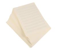 Homoyoyo 100 Sheets Row Music Manuscript Paper Refill for Musicians Loose Leaf Staff Notebook Replacement Paper Smooth Writing Ink Resistant for Students and Staff Use White