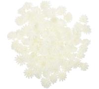 Homoyoyo 100pcs Artificial Chamomile Scented Flowers with Pe Foam Material, Milk White Reed Diffuser Accessories for Home and Office Aromatherapy Essential Oil Diffuser