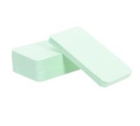 Homoyoyo 100pcs Blank Index Cards Colored Flash Cards 3x2 Inch Eco-Friendly Paper Rounded Corners Unlined Double Sided for Memo Notes Vocabulary Learning Students Office Workers
