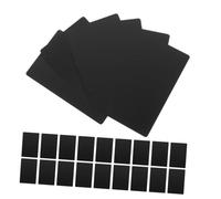 Homoyoyo 100Pcs Blank Metal Business Cards Aluminum Alloy Engraving Cards Matte Black DIY Name Tags Smooth Flat for Office Crafting and Custom Stamping