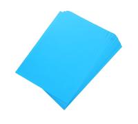 Homoyoyo 100pcs Blue Colored Copy Paper Multi-Purpose Card Paper for Printing and Painting DIY Craft Projects with Smooth Surface and Ink Smear Resistance