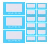 Homoyoyo 100pcs Blue Light Detection Tester Card, Anti-blue Light Detection Card Paper for Eyeglasses and Electronic Screens, Home and On-the-go Monitoring