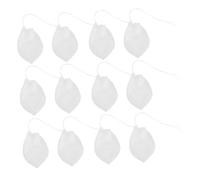Homoyoyo 100pcs Disposable Drawstring Tea Bags for Loose Leaf Tea Multi-Functional Filter Bags for Coffee Spices Herbal Medicine DIY Packaging and Soup Brewing White