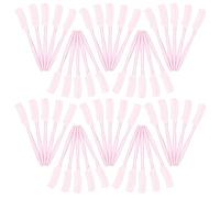 Homoyoyo 100pcs Eyelash Makeup Tool Eye Brow Comb 9cm Multifunctional Fine Toothed Precision Plastic Compact Beauty Comb Sleek Lightweight Minimalist Chic Elegant for Beauty Routines Daily