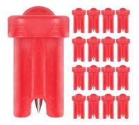 Homoyoyo 100pcs Eyelash Needle Bottle Pin Replacement Head Long-term Use Convenient Plastic for Professional Salon Use Eyelash Extension Bottle