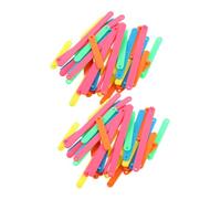 Homoyoyo 100pcs Geometry Sticks Math Manipulatives Plastic Splicing Tools for Learning Shapes Angles Area Perimeter Flexible Educational Geometry Tools for Classroom Home Use