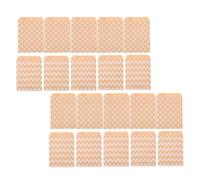 Homoyoyo 100pcs Kraft Paper Bakery Bread Bags for Candy and Chocolate Packaging, Comfortable to Touch and Easy to Close or Open, for Company and Hotel Use