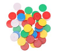 Homoyoyo 100Pcs Math Counters Chips for Educational Counting Discs Colorful Learning Supplies for Sorting Patterning Early Math Practice in Classroom and Home