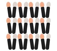 Homoyoyo 100pcs Mini Black Single Side Eyeshadow Applicator Sticks, Versatile Makeup Brushes for Cosmetic Application, Portable Eye Shadow Tool for On-The-Go Touch-Ups