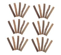 Homoyoyo 100pcs Mini Wood Log Sticks Natural Twigs for DIY Crafts Rustic Home Decor School Projects Durable Solid Wood Crafting Materials