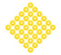 Homoyoyo 100pcs Nail Drill Dust Guards Yellow Plastic Dust Collector Covers Quick Daily Operation Protectors for Electric Nail Drill Bits Essential for Manicure Salon Use