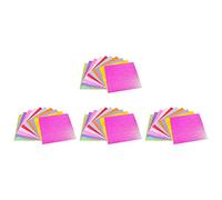 Homoyoyo 100pcs Pearlescent Glitter Folding Paper for DIY Origami Crafts Easy to Fold Safe and Odorless for School Projects Colors